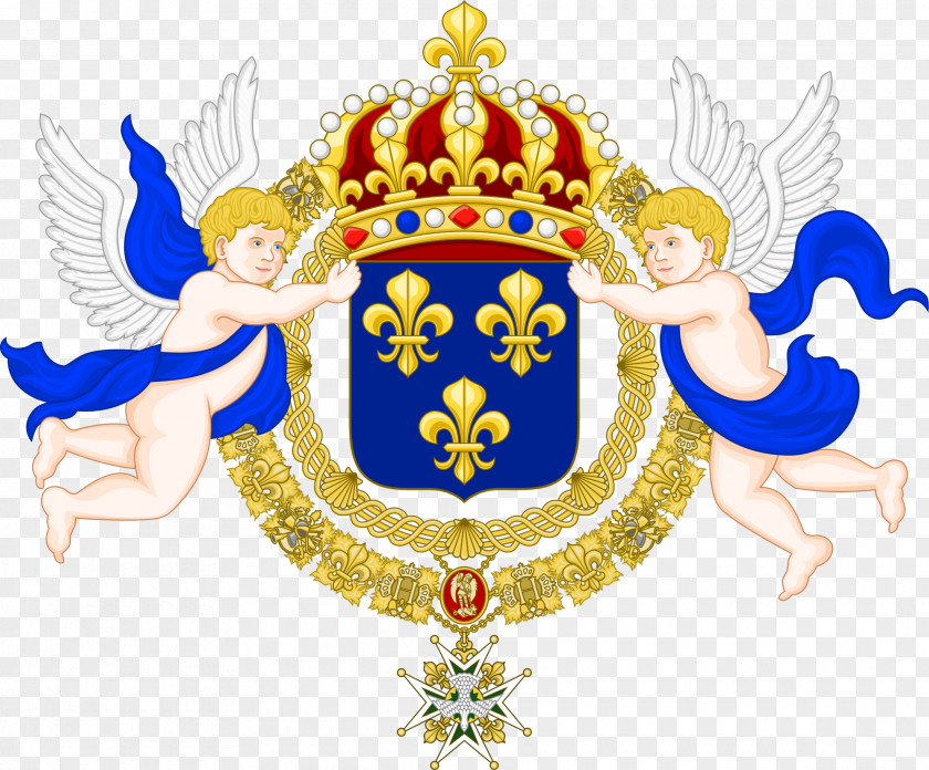 France Kingdom Of New Coat Arms Flag PNG