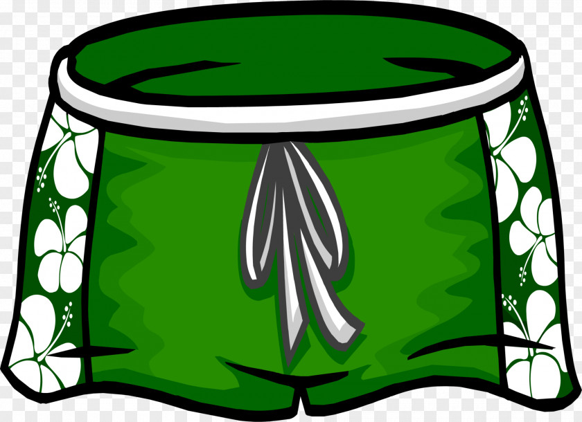 Hawaiian Pants Trunks Shorts Swimsuit Clip Art PNG