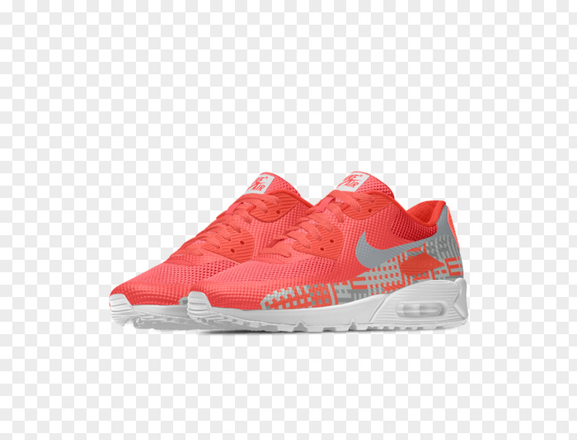 Orange Grey Nike Free Air Max Sneakers Shoe PNG