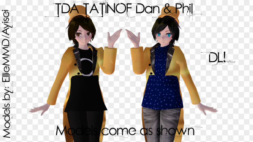 T-shirt Dan And Phil Clothing MikuMikuDance Model PNG