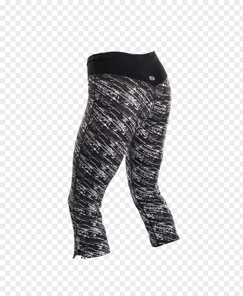 Fashion Woman Printing Leggings Waist Black M PNG