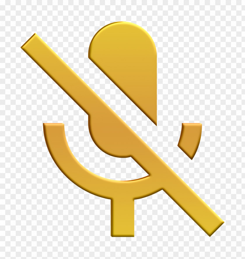 Logo Symbol Mic Icon Off PNG