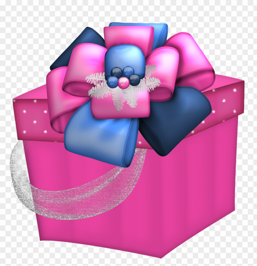 Present Magenta Christmas Gift New Year PNG