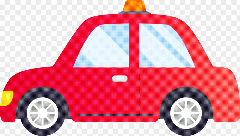 Vehicle Red Car Yellow Transport PNG