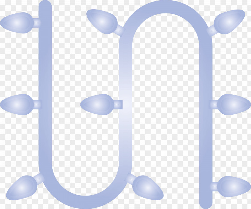 Blue Line Font PNG