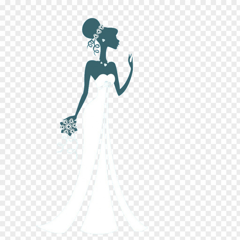 Bride Wedding Cake Dress Bridal Shower PNG
