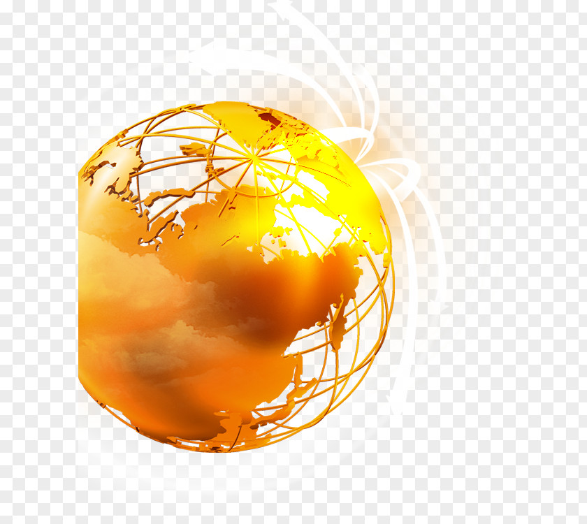 Golden Earth Orange Download PNG