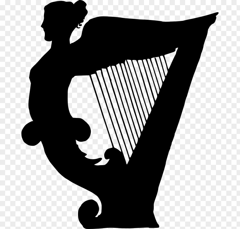Harp Celtic String Instruments Musical Clip Art PNG