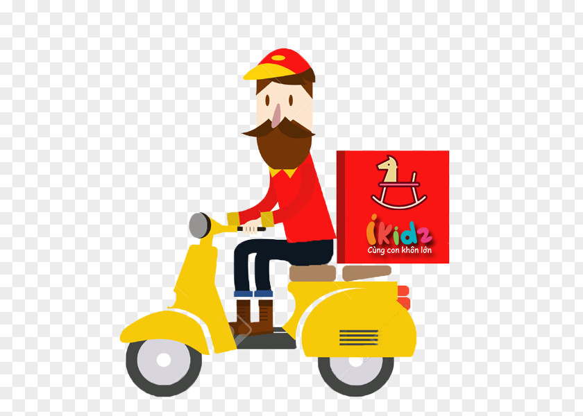 Motorcycle Cartoon Pizza Delivery Vector Graphics Royalty-free Food PNG