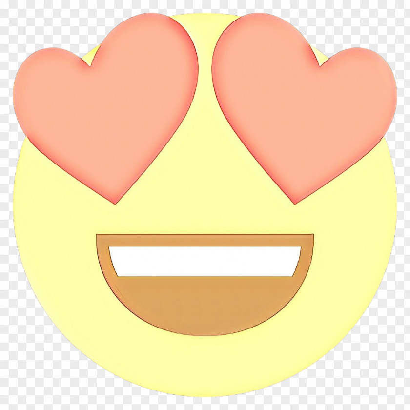 Mouth Love Background Heart Emoji PNG