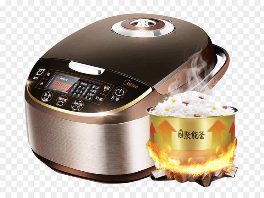 Rice And Cooker Midea Home Appliance Induction Cooking PNG