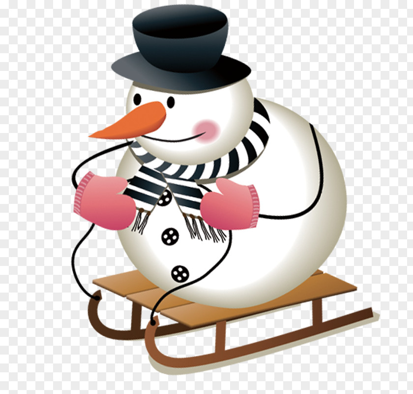 Snowman Cartoon Clip Art PNG