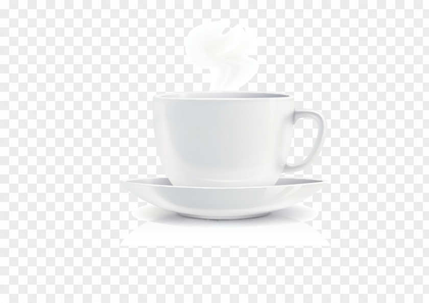 Vector Cup White Coffee Espresso Ceramic PNG