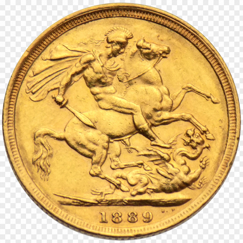 Coin Gold Sovereign Perth Mint PNG