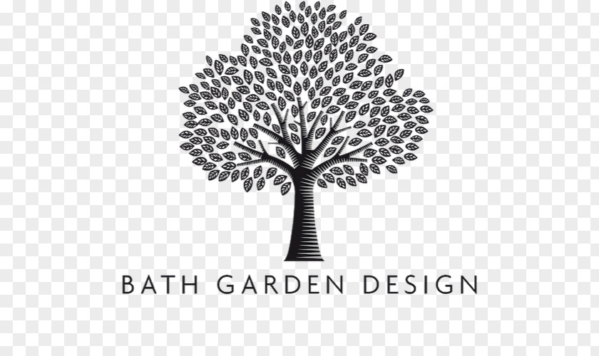 Design Garden Branch Black And White Landscaping PNG