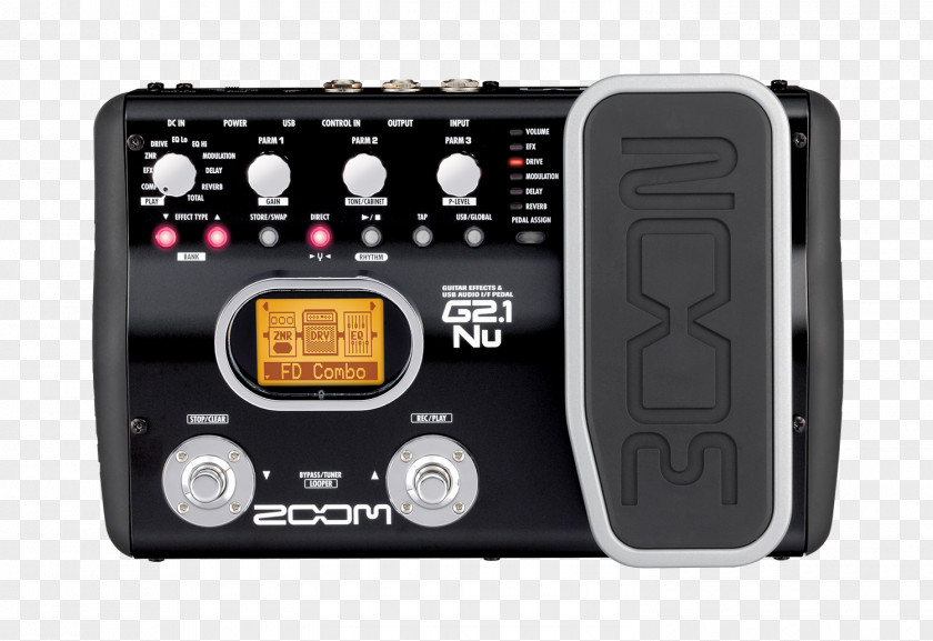 Guitar Effects Processors & Pedals Zoom Corporation Electric Sound PNG