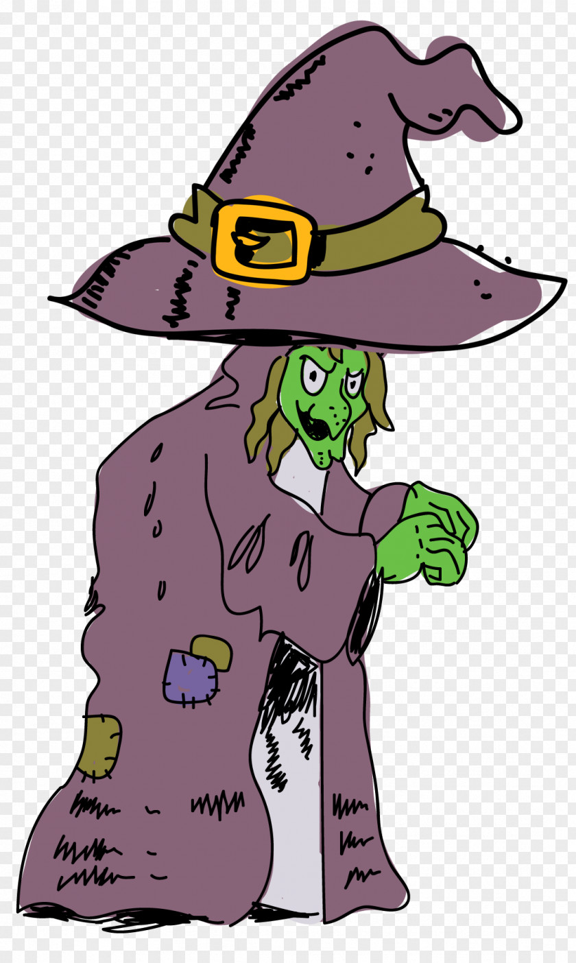 Halloween Witch Clip Art PNG