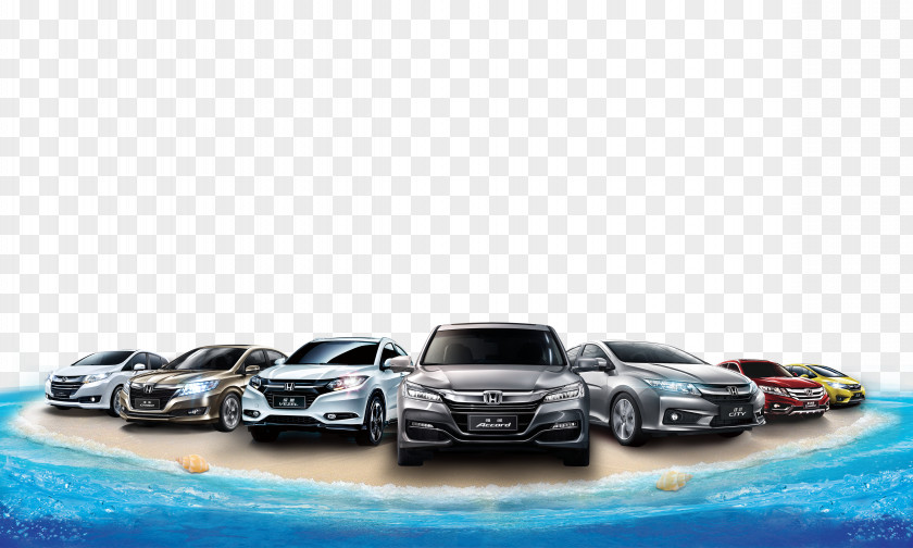 Honda Poster Psd Material Mid-size Car Compact Sports Wheel PNG