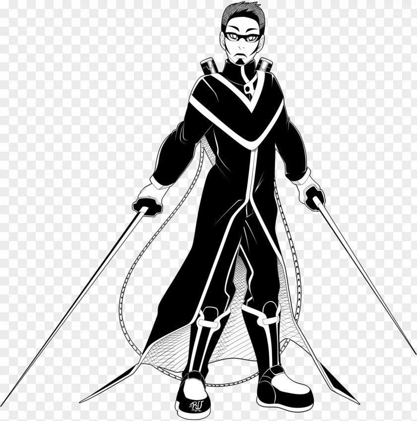 Ink Blade Costume Male Cartoon PNG