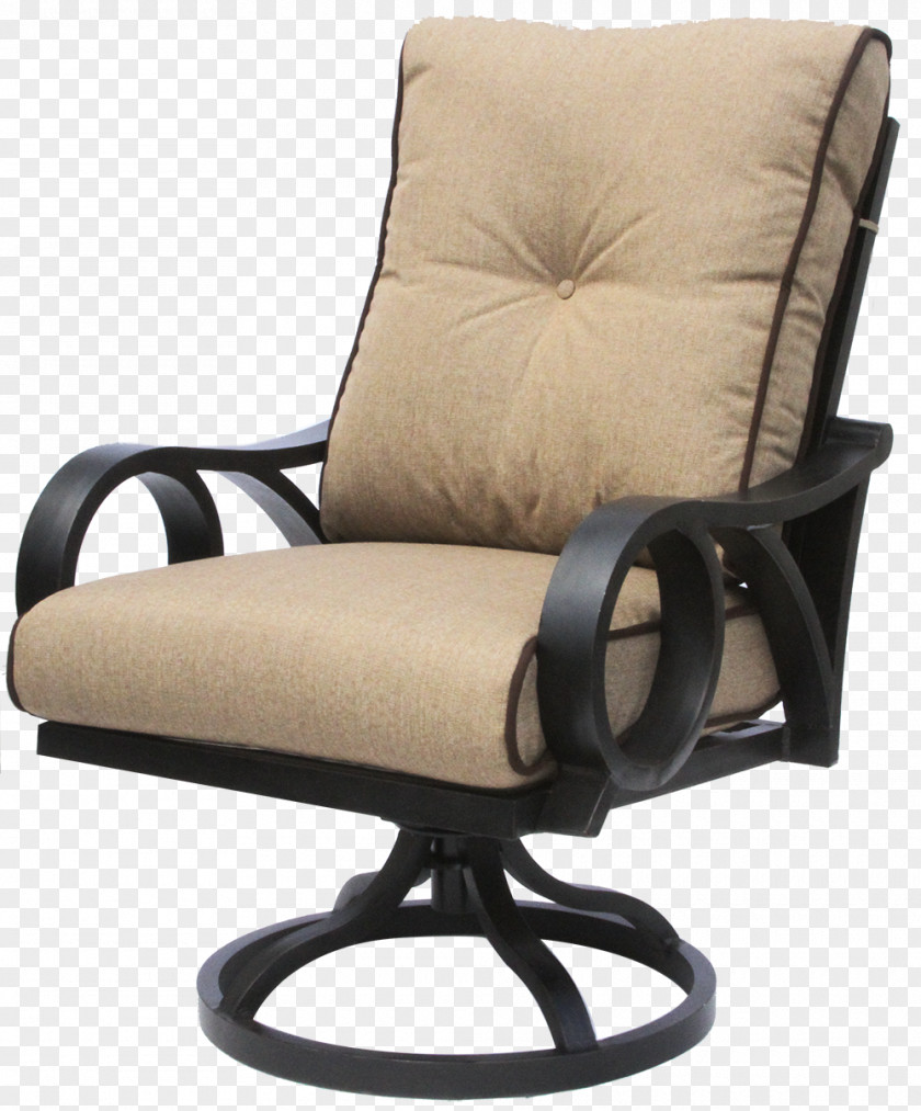 Outdoor Chair Swivel Rocking Chairs Garden Furniture Cushion PNG
