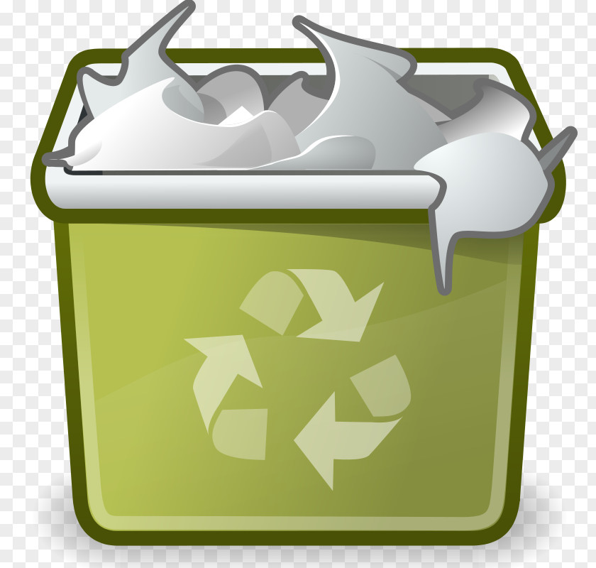 Paper Recycling Bin Symbol PNG