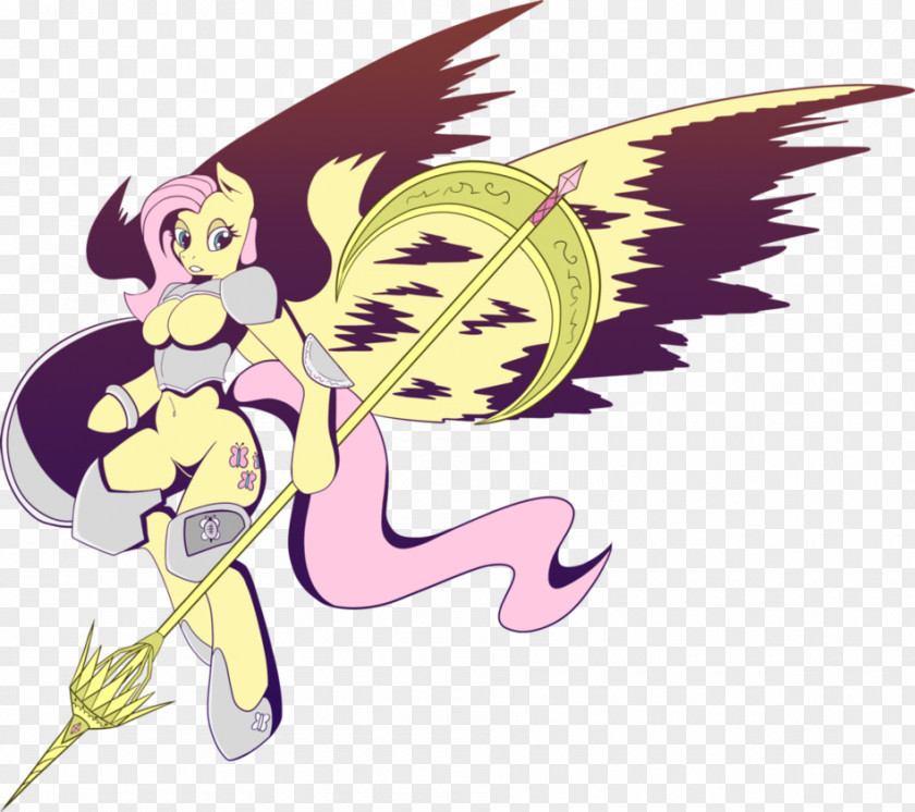 Childhood Ruined Fairy Horse Fluttershy Illustration Painting PNG