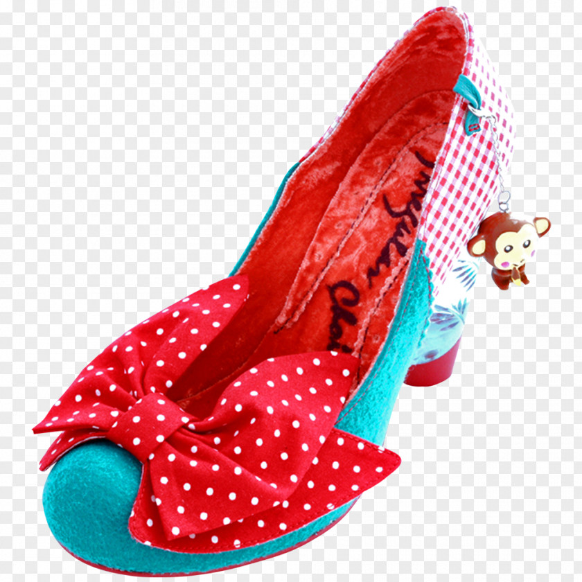 Irregular Graphics High-heeled Shoe PNG