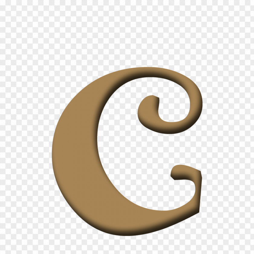 Letter C Number Symbol Circle Font PNG