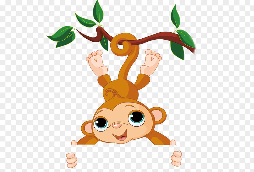 Monkey Creative Baby Monkeys Royalty-free Clip Art PNG