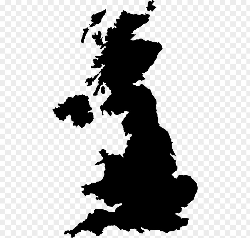 Uk Map England Silhouette Clip Art PNG