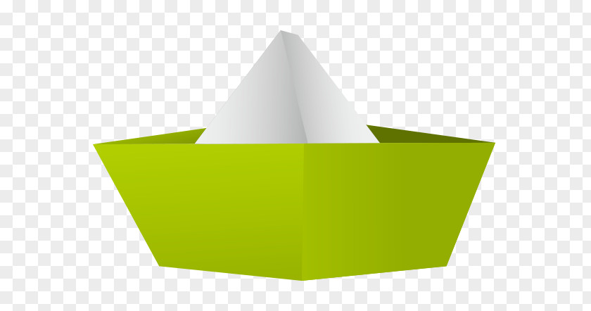 Vector Origami Boat Paper PNG