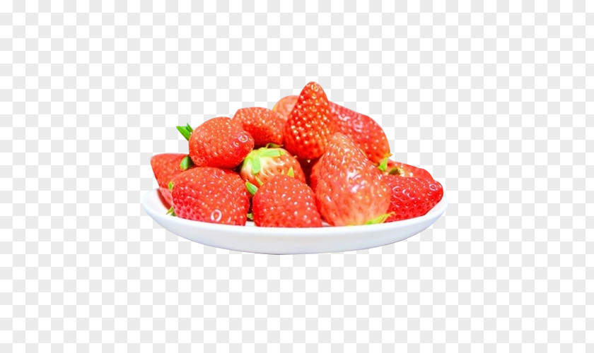 A Piece Of Red Strawberry Picking Picture Material Aedmaasikas PNG