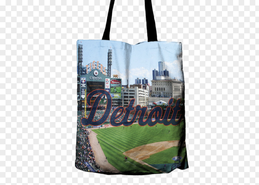 Baseball Comerica Park Detroit Tigers Tote Bag MLB PNG