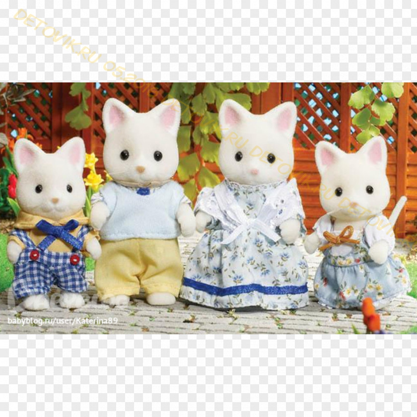 Cat Sylvanian Families Felidae Bear Toy PNG