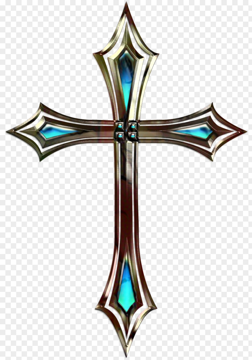 Christian Cross Clip Art Transparency Silver PNG