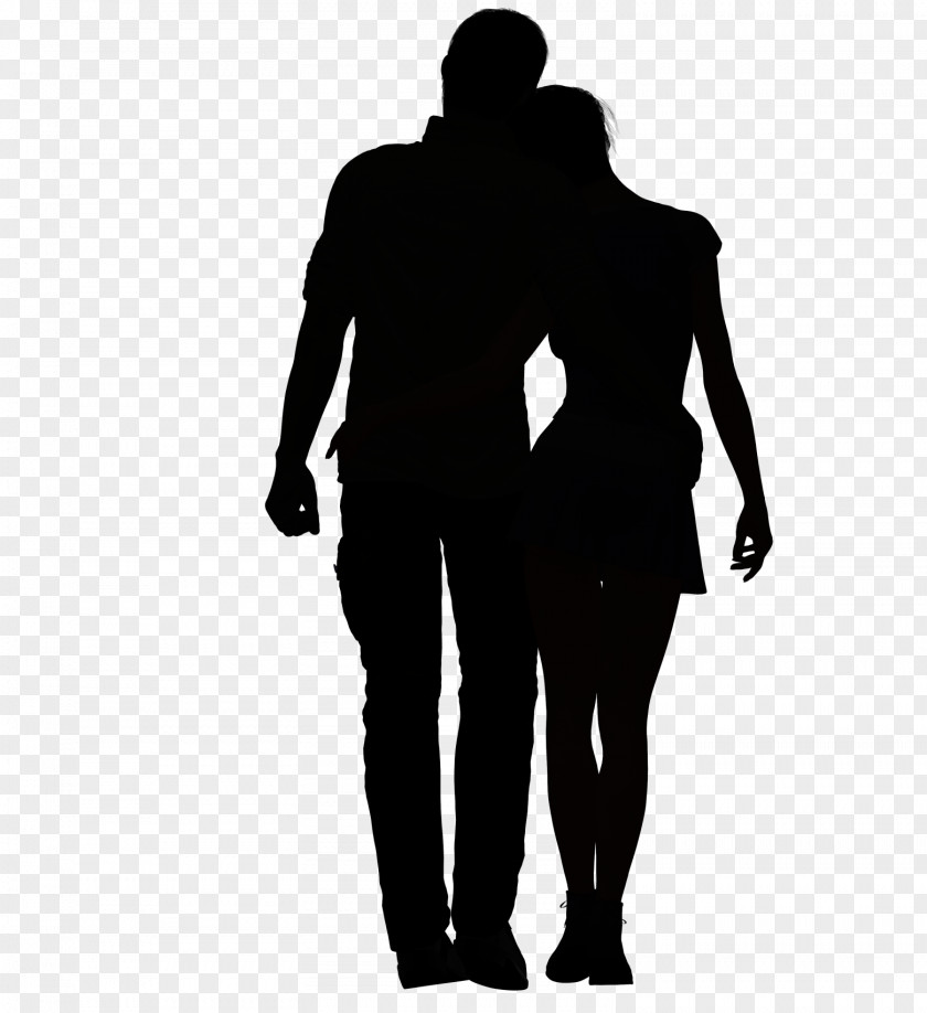 Love Couple Silhouette PNG