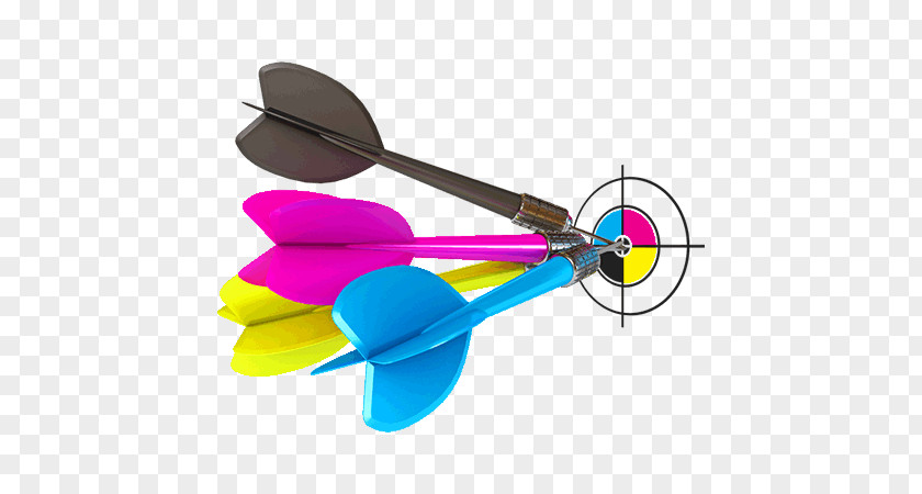 Managed Services Bullseye CMYK Color Model Darts Printing PNG