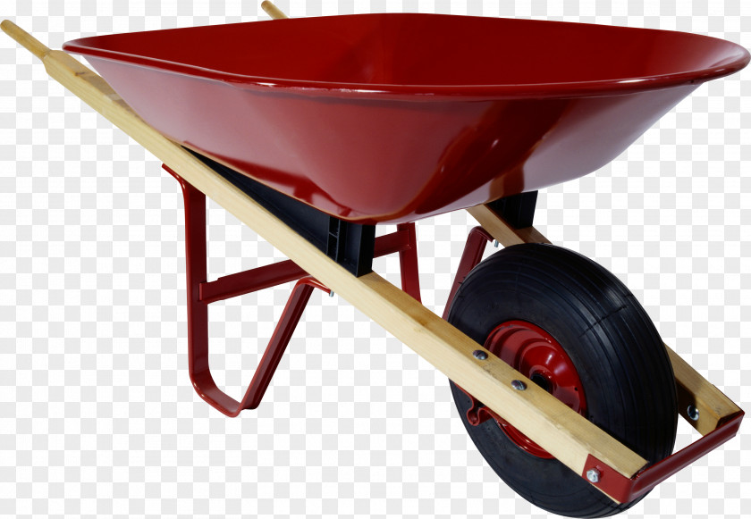 The Red Wheelbarrow Cart Architectural Engineering Tool PNG