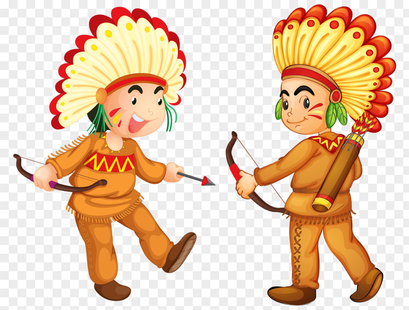 Two Children Native Americans In The United States Child Clip Art PNG