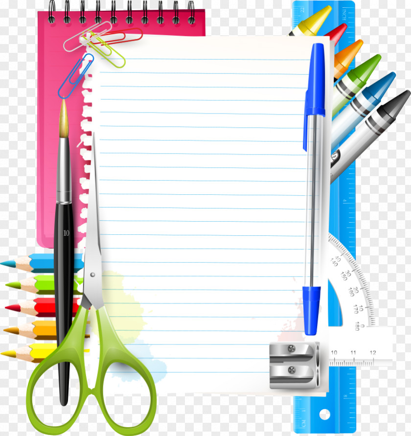Vector Scissors With Pen School Pencil Photography Illustration PNG