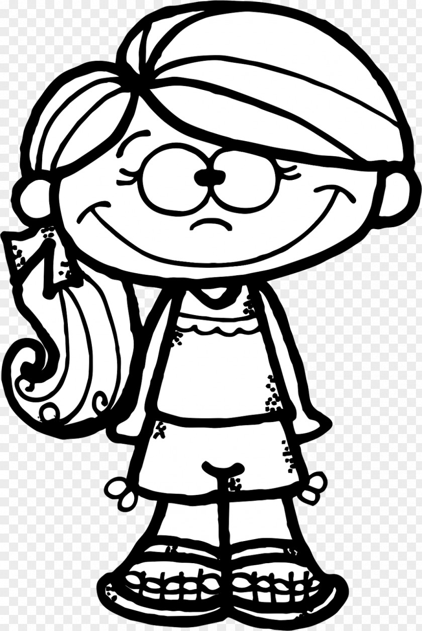 Cute Gril Clip Art Image Drawing Vector Graphics Illustration PNG
