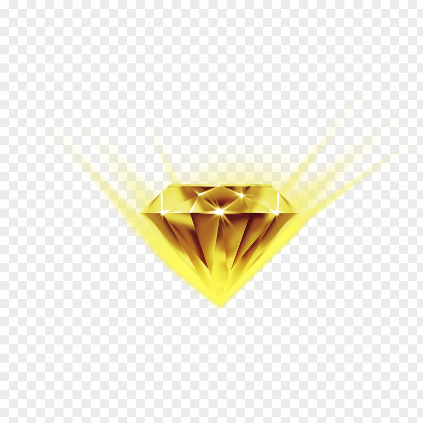 Gold Diamond Yellow Triangle Computer Wallpaper PNG