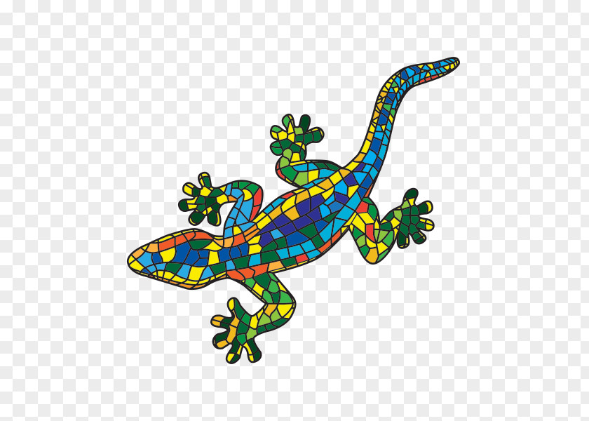 Lizard Gecko Mosaic PNG