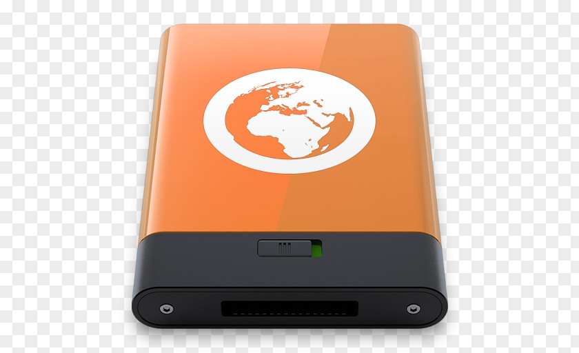 Orange Server W Electronic Device Gadget Multimedia PNG
