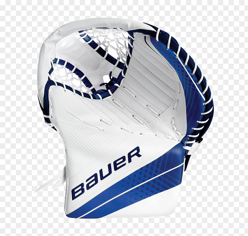 Senior Care Flyer Bauer Hockey Goaltender Ice Equipment Glove PNG