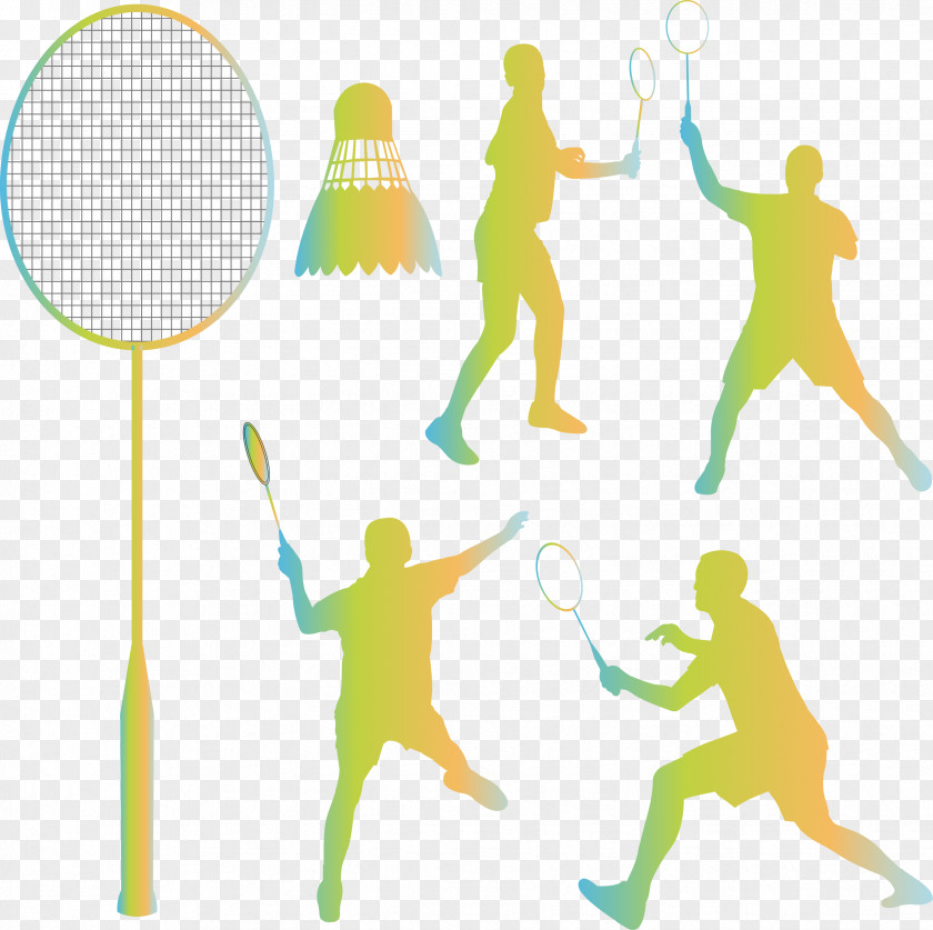Badminton Silhouettes Silhouette Shuttlecock Clip Art PNG