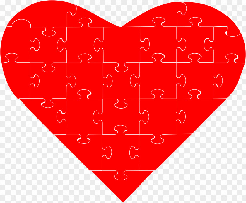 Heart Puzzle Download Clip Art PNG