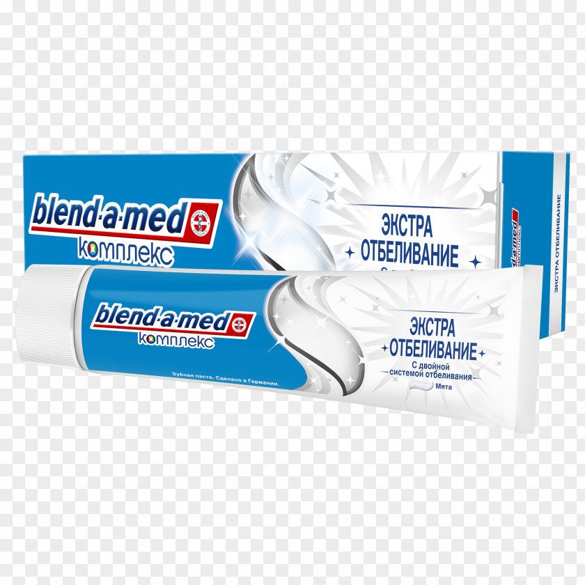 Toothpaste Blend-a-med Oral-B Brand Bleach PNG