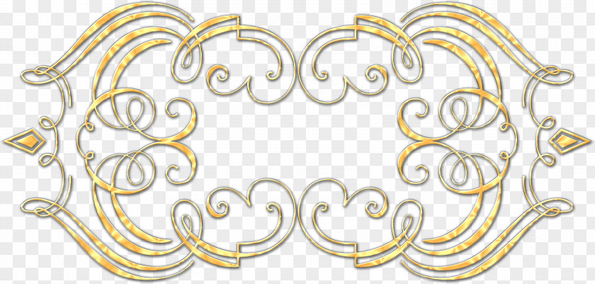 Antique Gold Painting Metal Body Jewellery PNG