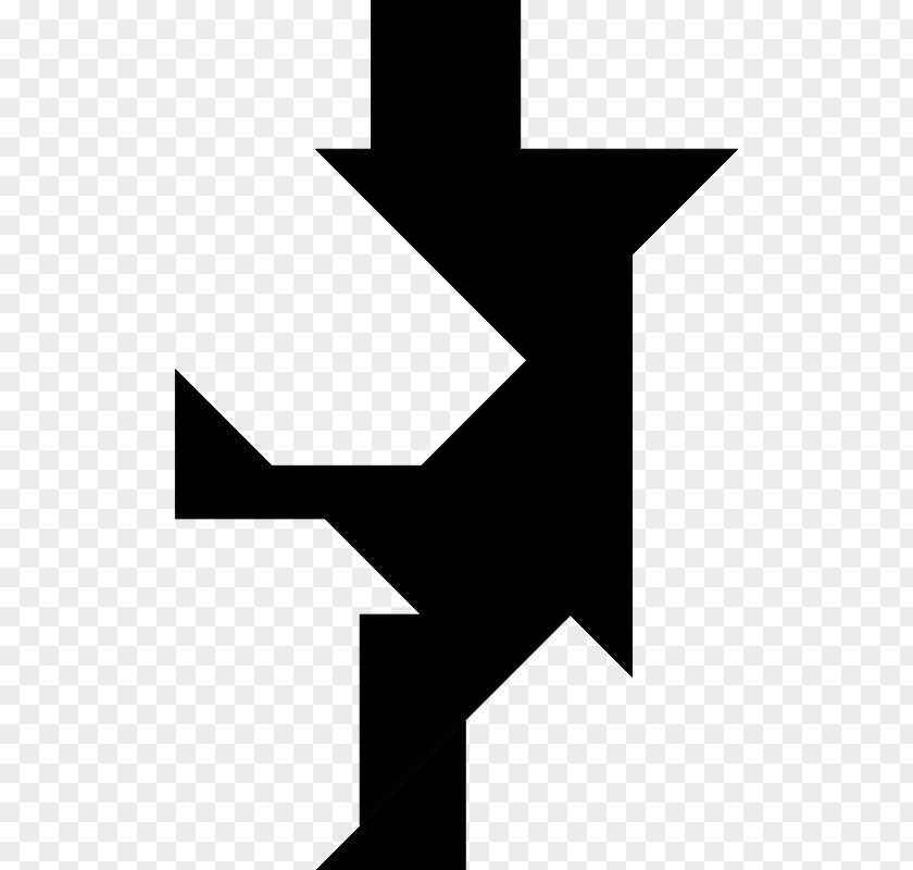 BLACK PEOPLE Tangram Puzzle Clip Art PNG